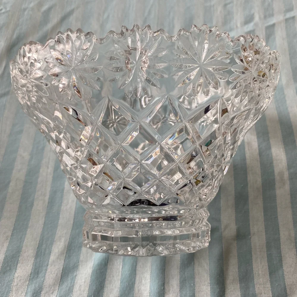 Marquis by Waterford dish with fan lid - Picture 7 of 11